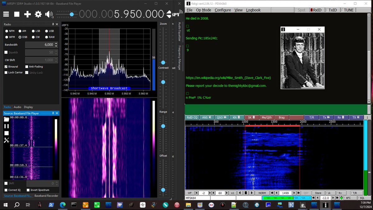 CadiereGerald's tweet photo. #MightyKBC 5950khz received in #WoodlandWa CN85
@airspy_com HF+ Discovery SDR#_Nextx64
180ft Dipole with @Nooelec 9:1 V2
Fldigi-4.2.06.12 RX-SSTV https://t.co/y51VbcHbcc