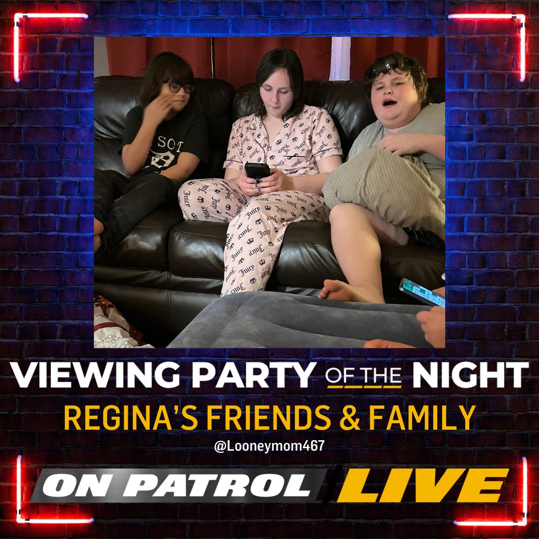 OfficialOPLive's tweet photo. Congratulations @Looneymom467, your FRIENDS & FAMILY are tonight's #OPLive #ViewingPartyoftheNight!
#OPNation #REELZ #OnPatrolLive https://t.co/HR1w9ogQ1w