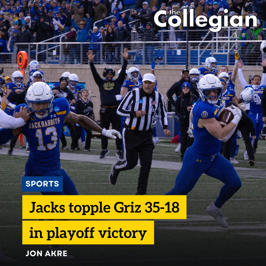 South Dakota State started its journey back to Frisco with a bang, taking down the Montana Grizzlies 35-18. #GoJacks

📸 Ean Wetzel
🗞️ tinyurl.com/3mkescxs
