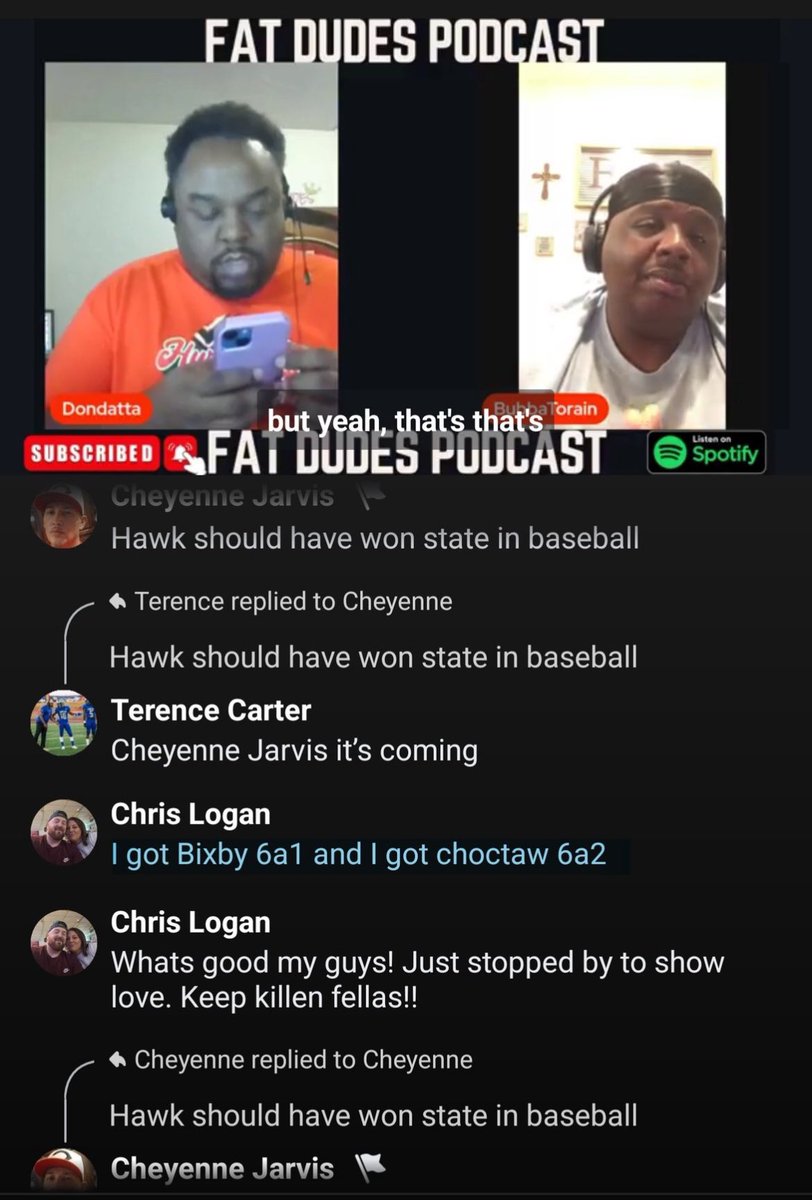 Daradondo's tweet photo. My guy @OkieBall_1 knows football too 

He picked the winners on State on @FatDudesPodcast https://t.co/hPEgomBsOO