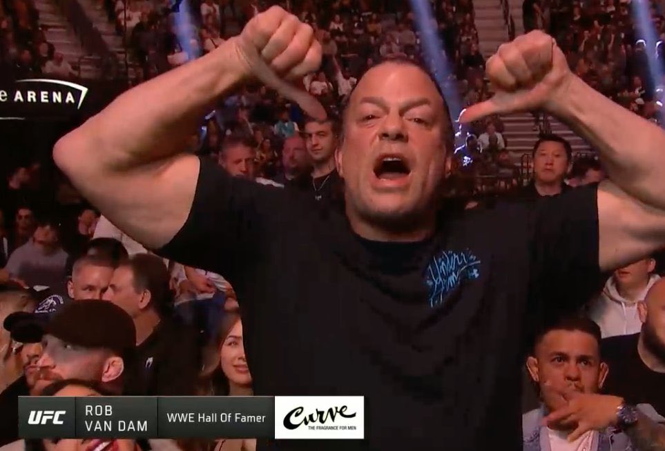 Rob Van Dam in the house for #UFC310 !