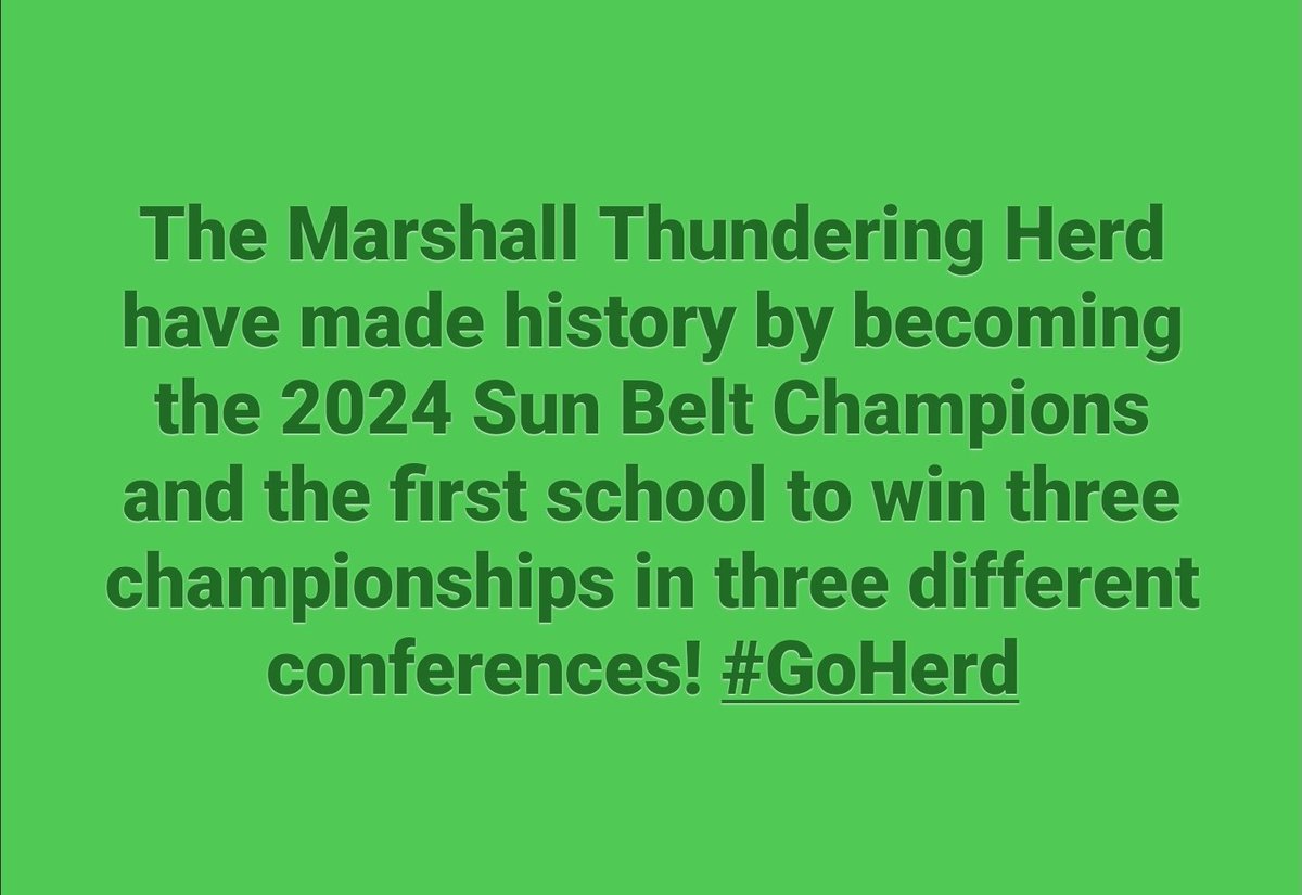 Yessssss! Let's Go HERD!!! #WePlayForChampionships!