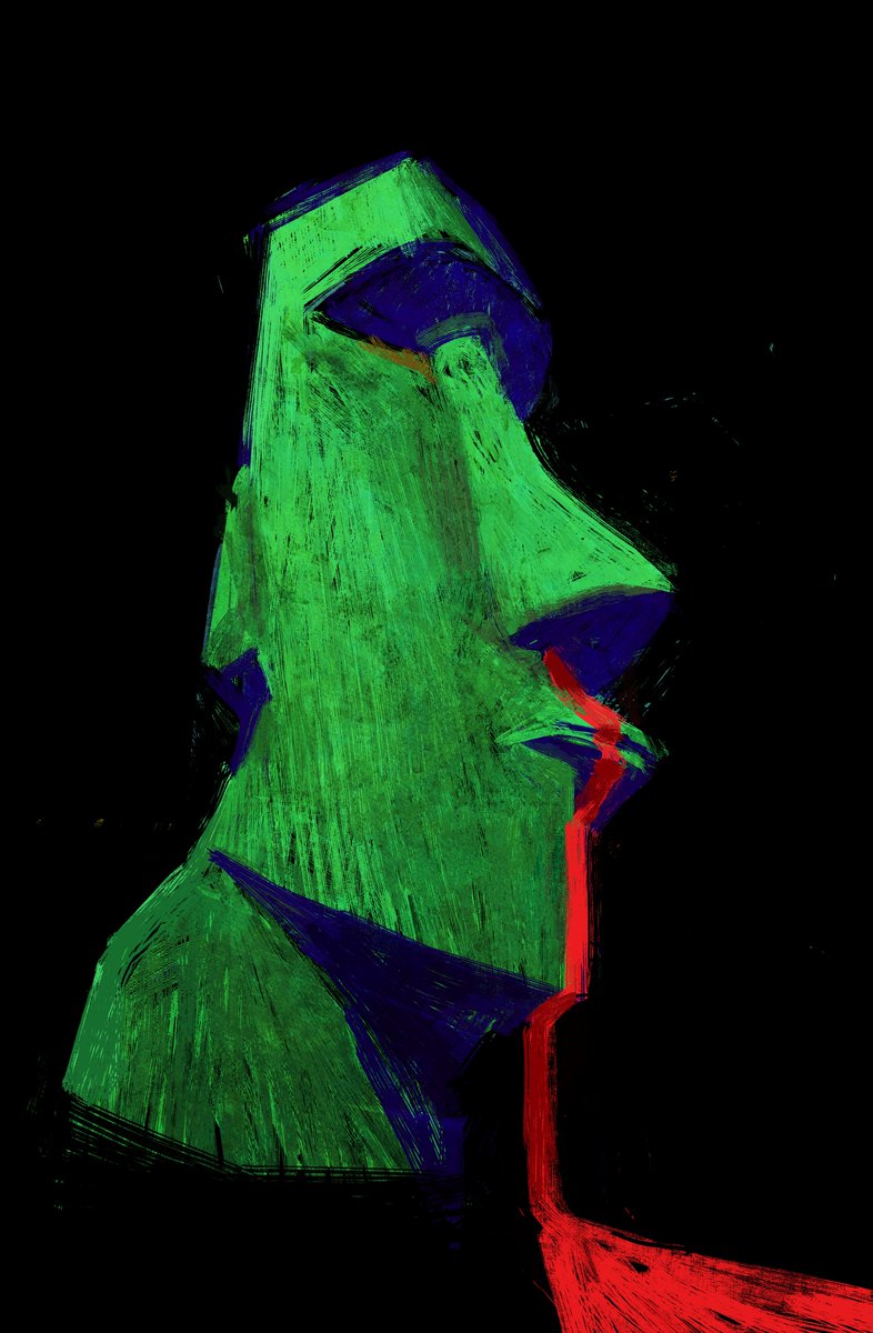 Schmrgl's tweet image. Mental illnesses as paintings:

Nosebleed