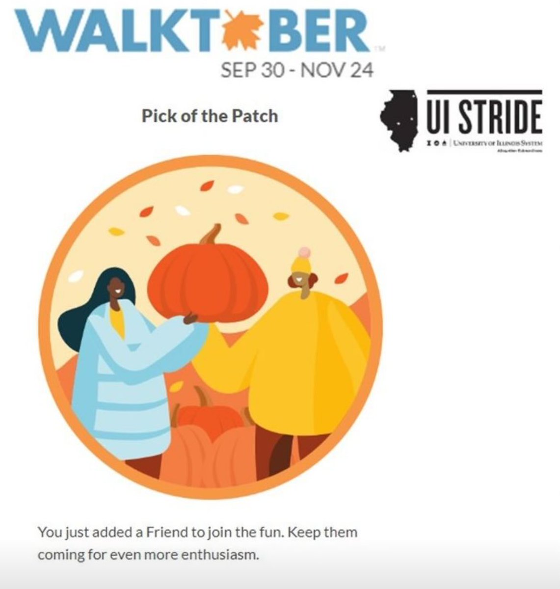 djsma3's tweet image. #walktober #UIstride #pickofthepatch