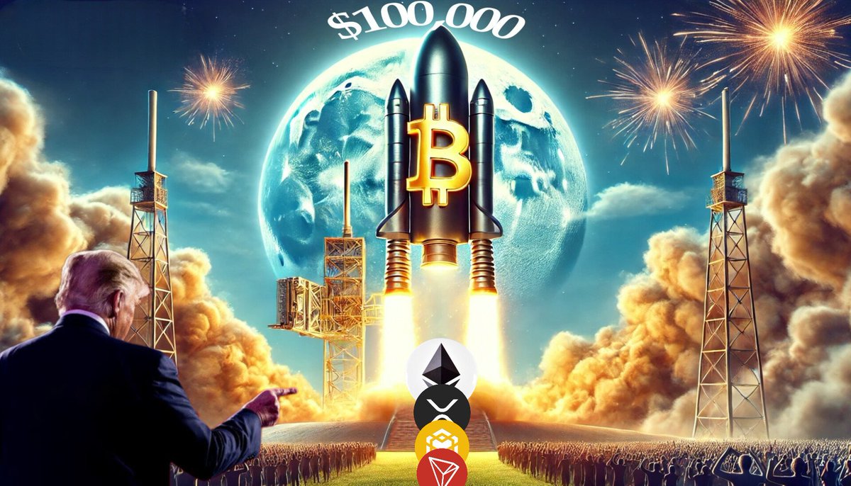 wiseadvicesumit's tweet photo. Good morning fam 🌄 

Here is the top news of the week 🗞️ 👇 

🔔 #Bitcoin finally reached $100k and even surpassed $104k

🔔 #Ethereum reached $4,000

🔔 Trump officially selected pro-crypto Paul Atkins to replace Gary Gensler as SEC Chair

🔔 The department of the US Treasury published data comparing Bitcoin to digital gold

🔔 #MicroStrategy bought another 15,400 Bitcoin worth $1.5 billion

🔔 $BNB and $TRX made a new all-time high

🔔 Trump appointed David Sacks as cryptocurrency & AI Czar

🔔 $XRP surpassed #BNB, #SOL,USDT to become the 3rd largest #Crypto by market cap

🔔 UK restricted access to Pump․Fun

🔔 🇺🇸 FED Chair Jerome Powell said "Bitcoin is a competitor with Gold, not the US Dollar"

🔔 $870 billion asset manager Standard Chartered Bank said Bitcoin will double to $200,000 in 2025

🔔 Mt. Gox transferred 3,619 BTC worth $352.7 million to 2 new wallets

🔔 Russian President Putin said "who can ban Bitcoin? Nobody"

🔔 $PEPE surpassed a $10 billion market cap

🔔 Michael Saylor predicted $280 trillion Bitcoin market cap by 2045

🔔 Grayscale filed for Solana $SOL ETF with NYSE

🔔 US Government moved 10,000 BTC to Coinbase