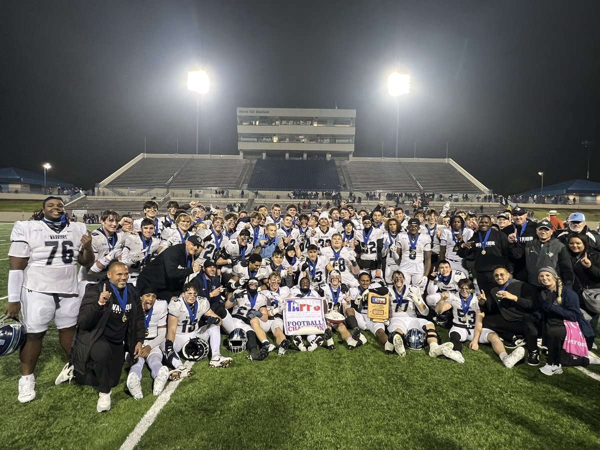 LibertyArgyle's tweet photo. 🏆 Warrior Football is Back-to-Back State Champions, claiming top spot for 6A after an incredible season! 🎉 We are so proud of the dedication and effort displayed as they journeyed to this title!Congratulations to this amazing team and their coaches! 💙 WAY TO GO WARRIORS! 💙 https://t.co/5jZp9YEYFU