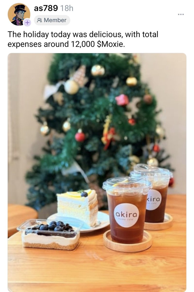 howmoxie's tweet photo. Christmas coming soon!!

I should give #moxie to my girlfriend as a gift!! 😆😆😆

I can buy that three times with my moxie airdrop a day.

Also, the purchase of Fan Token has risen by 0.5% a day, accumulating 50,000 moxie every day!! https://t.co/ItlzQjEmJC