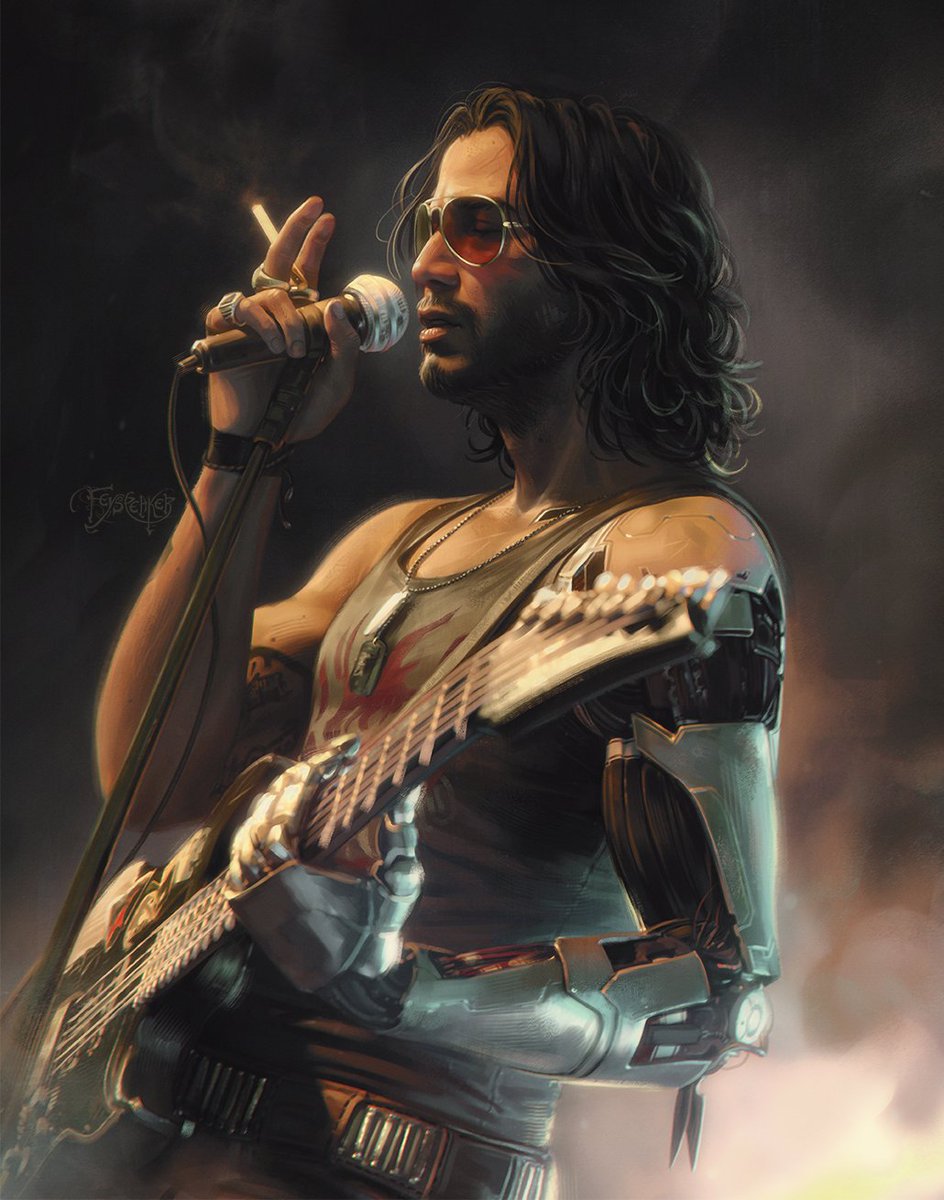 feyspeaker's tweet photo. Black dog in my head
Guiding me to the end
#Cyberpunk2077 #JohnnySilverhand https://t.co/eGbnTBFRDq