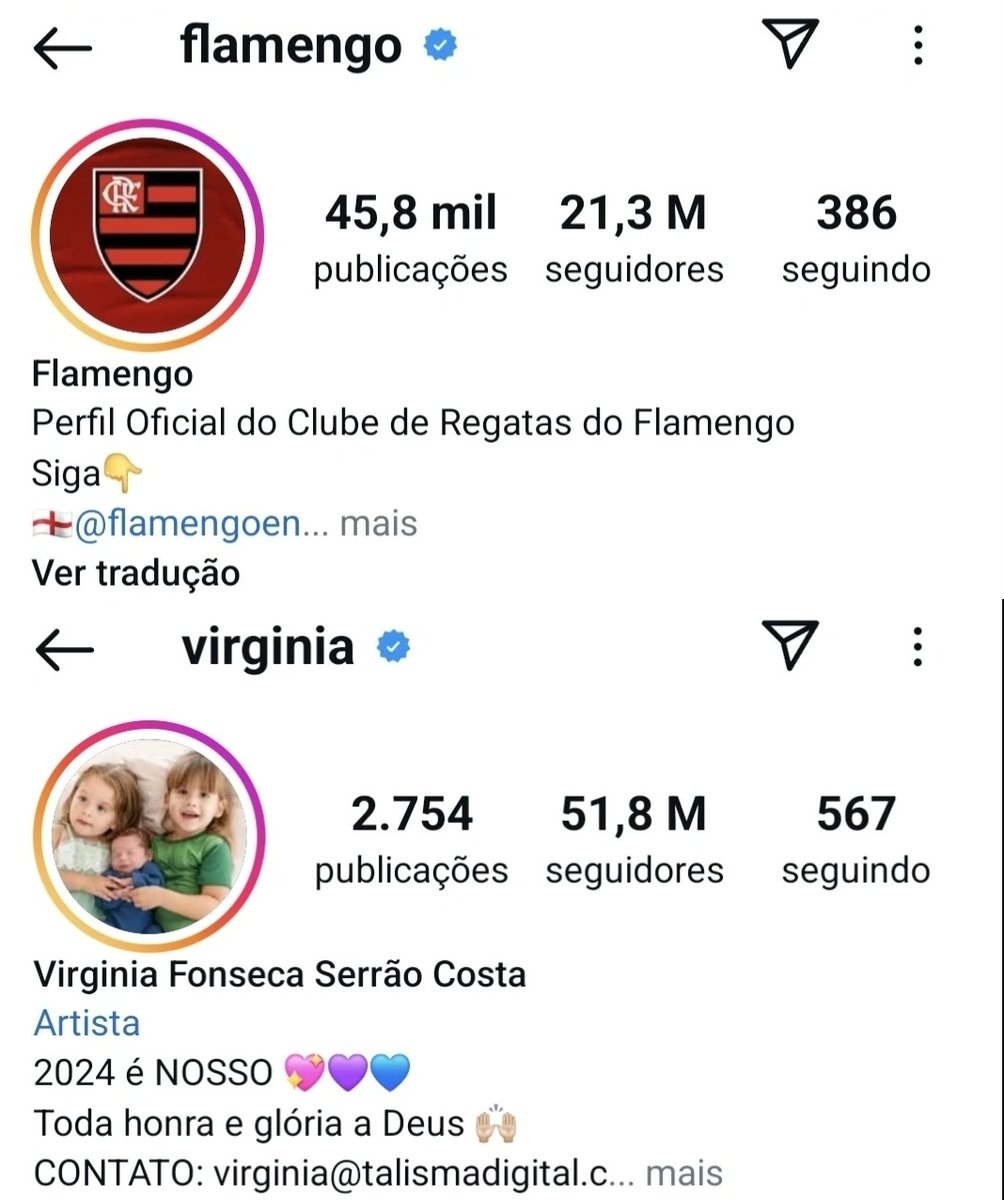 oalecruz's tweet image. e a virginia tem o dobro do flamengo

sei la não entendi a brincadeira