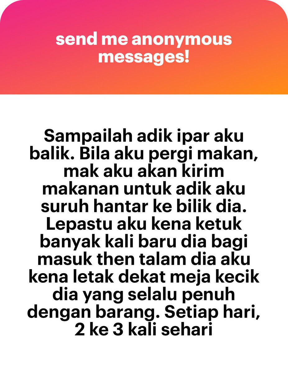meinmokhtar's tweet photo. Semalam kisah adik ipar bagus, rini kisah adik ipar sial plak https://t.co/YUGBGjn57p