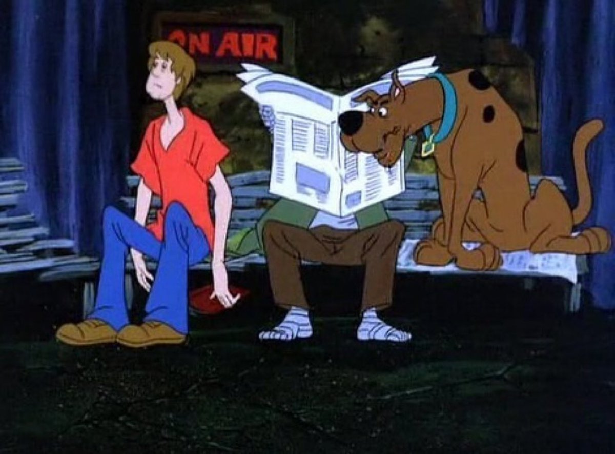 ScoobyandCam's tweet photo. Happy 39th Anniversary to “Horror-Scope Scoob”. This is episode 13, season 1 of “The 13 Ghosts of Scooby-Doo!”. This episode aired on December 7th, 1985 on ABC. The gang loses the Chest of Demons while in Boris Kreepoff’s television studio.
#ScoobyDoo #13GhostsofScoobyDoo #Daphne #FlimFlam #ScrappyDoo #Shaggy #VincentVanGhoul #ChestofDemons #RedVan #Zimbulu #Bogel #Weerd #ScoobyDooHistory #ScoobyHistory