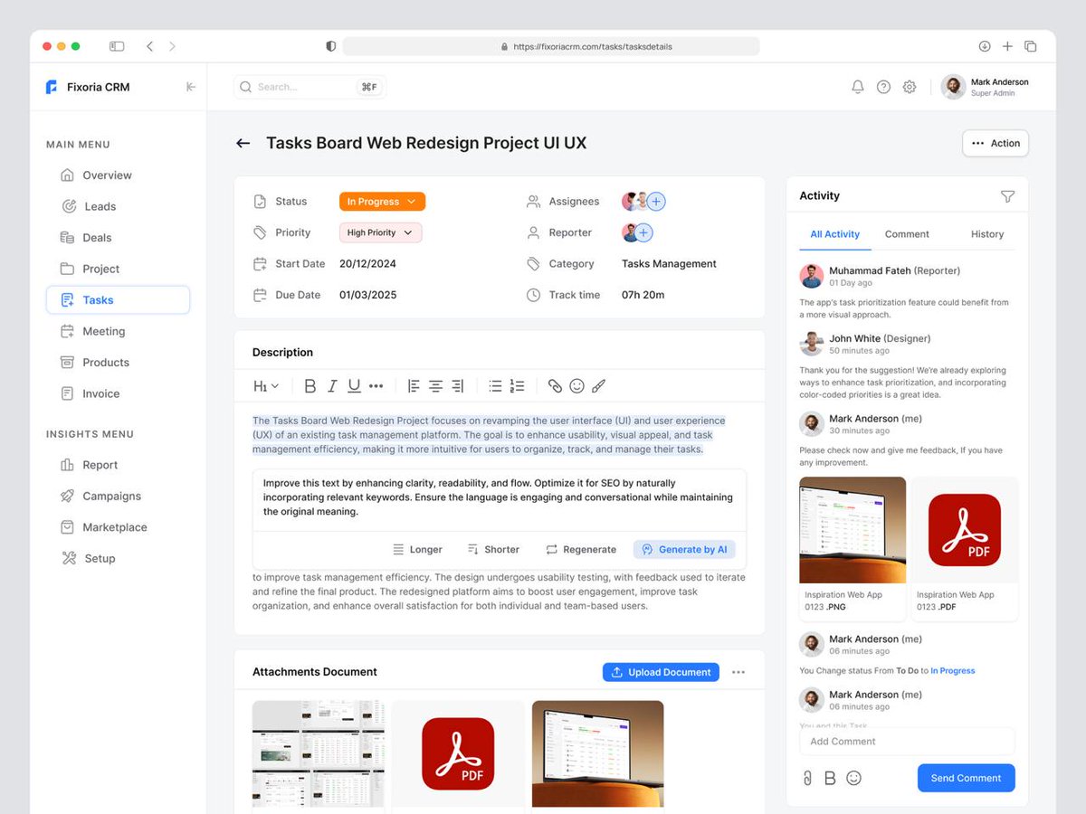 fixoriastudio's tweet photo. 𝐀𝐈 𝐓𝐚𝐬𝐤𝐬 𝐃𝐞𝐭𝐚𝐢𝐥𝐬 𝐏𝐚𝐠𝐞

Dribbble:https://t.co/CtbElYVG0j

What do you think? Let us know in the comments!

Email Us: hello@fixoria.studio
Meeting Booking: https://t.co/6XRuESWk1o
Website:https://t.co/nAeKlDvekc
Behance: https://t.co/hWAMcj2XIb

#CRMsoftware #AI https://t.co/C7JPuXI7rX