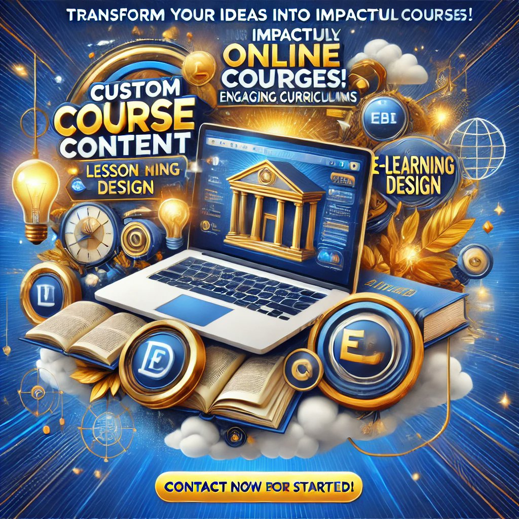 PromiseIsa49344's tweet photo. Turn your expertise into a standout online course! 🎓 I create custom content, lesson plans, and e-learning materials to engage your audience.

CONTACT ME:https://t.co/AkEkb2zDQL

#onlinecoursecontent #coursecurriculum #lessonplan  #elearningcourse #coursecreation https://t.co/2N8zmDbBqe