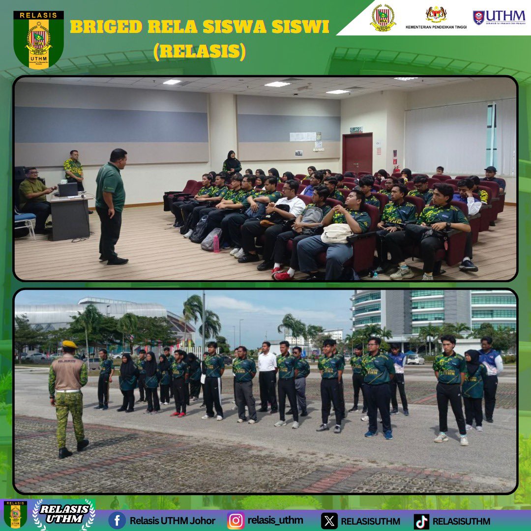 RELASISUTHM's tweet photo. Kelas Kokurikulum Berkredit RELASIS I Seksyen 1 UTHM Parit Raja Semester 1 Sesi 2024/2025

Pengajar: 
* Puan Hafizah binti Muhammad Elham

Tarikh: 05 Disember 2024
Masa: 2.00 petang - 4.00 petang
Tempat: Bilik Seminar 1 (PTTA) https://t.co/fgZHR5KwUw