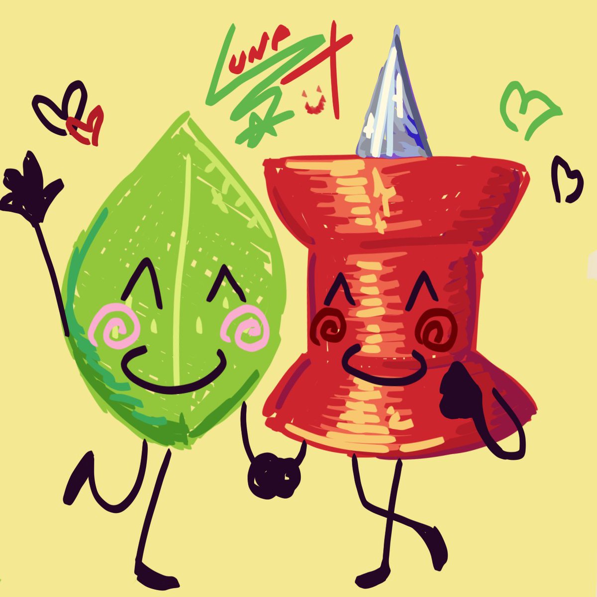 LunaXorLuna's tweet photo. #leafpinweek #Osc #Bfdi #Bfb #Leafy #Pin #Leafpin #Leafybfb #Pinbfb 

Day 7 - Draw Whatever You Want!

Im going to be honest, i got lazy so i just drew whatever.
It was a nice week :] https://t.co/UC1kN90vl9