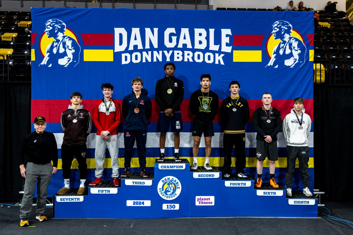 gabledonnybrook's tweet photo. 2nd Justin Avila of Iowa City, West
3rd Brody Ignaszewski of Albert Lea Area
4th Noah Trottier of Apple Valley
5th Nolan Skebba of Hortonville
6th Hudson Ikens of DeKalb
7th Nolan Vogel of Joliet Catholic
8th Lincoln Hutt of Waukee Northwest https://t.co/fWZM5z9oEY