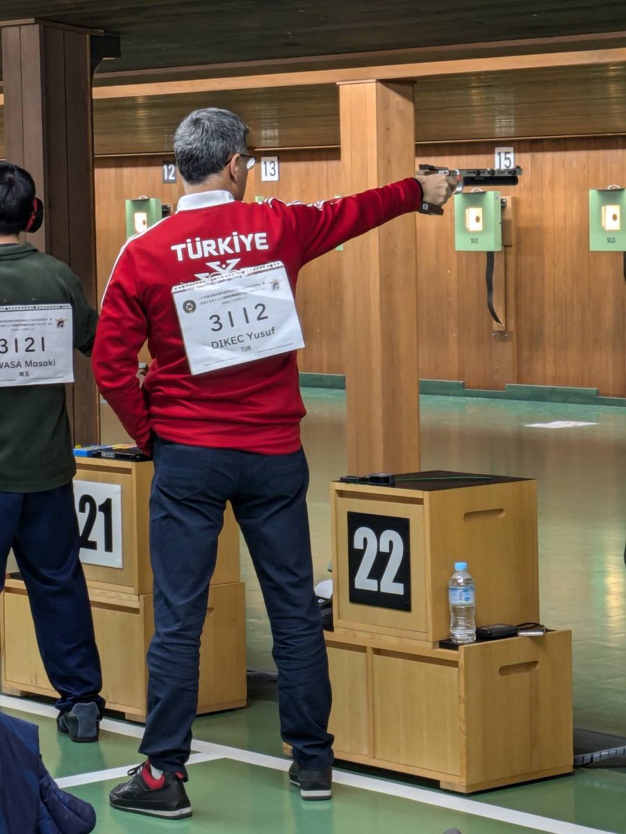 tochigirifle's tweet image. そろそろ本射が始まります。

#無課金おじさん #YusufDikec #ユスフ・ディケチ #栃木県ライフル射撃場