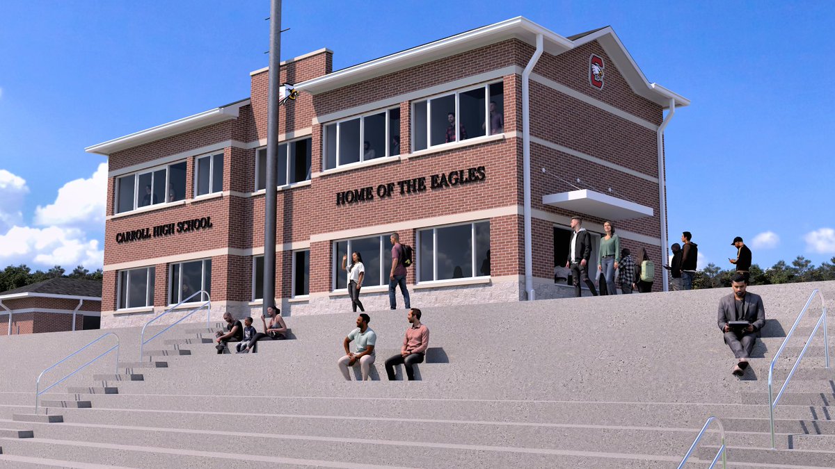 OzarkCityEagles's tweet photo. Eagle Fans, get ready for one of the best stadium experiences in 5A High School Sports‼️ Coming this fall, Matthews Stadium will reopen with all new 5,000 sq ft of covered spaces!!! #ONEeagle #ComeFlyWithUs #NewLights #NewTrack #NewTurf #NewSound #NewConcessions #NewPressbox https://t.co/DSkX4hinE7