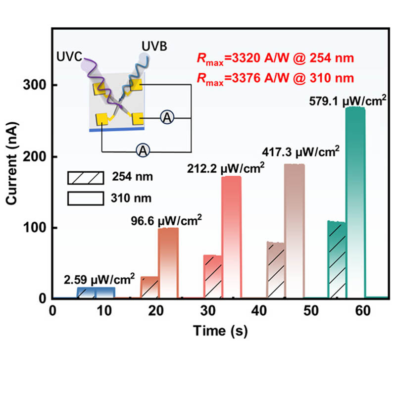 acsnano's tweet photo. In this study, a research team from @WHU_1893 used an #antisolvent method to prepare X-shaped Cs3Cu2I5 #Microcrystals that exhibit distinctly different #fluorescence under 254 nm UVC and 310 nm UVB irradiations. #Photodetector

Read here: https://t.co/dJKmEmnTyT https://t.co/2wNQs7Hrmo
