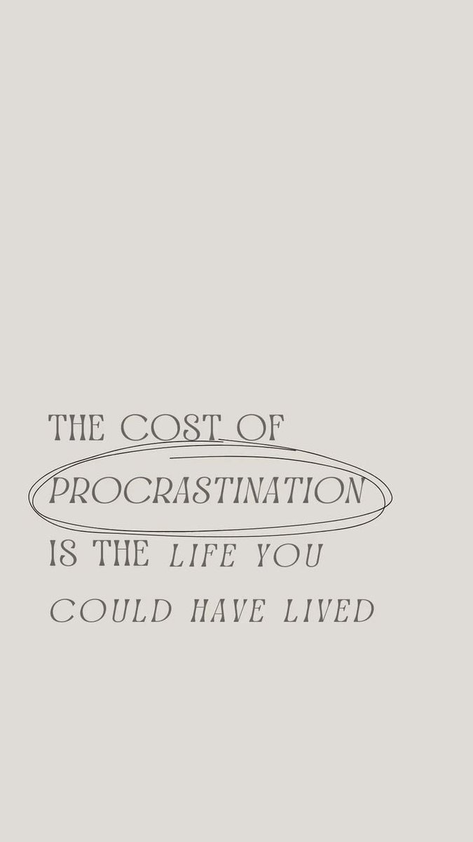 FatimaAli322687's tweet photo. #Cost of procrastination 
#Lost time, missed opportunities, and regret – the costly price of procrastination. https://t.co/MzStX4Mf0X