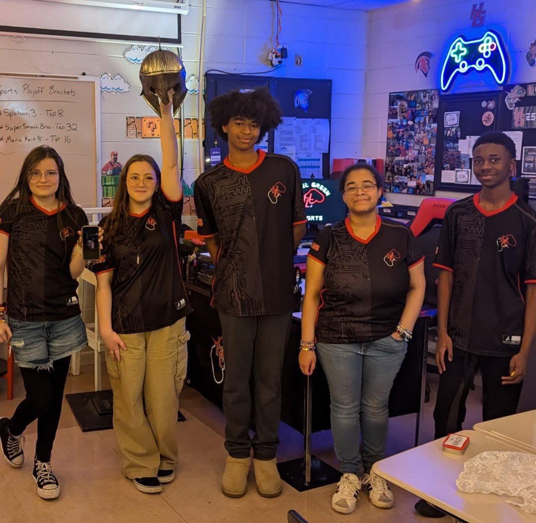 Dr. Stacy Shamlin Junjulas (@ssjunjulas) on Twitter photo OUR <a href="/HazelGreenHigh/">Hazel Green High School</a> Esports team competing Splatoon 3 is going to STATE!! Congratulate Audrey, Georgia, Kaeson, Isabella, and Cayden! #TrojanNation #HGenergy OUR <a href="/HazelGreenHigh/">Hazel Green High School</a> Esports team competing Splatoon 3 is going to STATE!! Congratulate Audrey, Georgia, Kaeson, Isabella, and Cayden! #TrojanNation #HGenergy