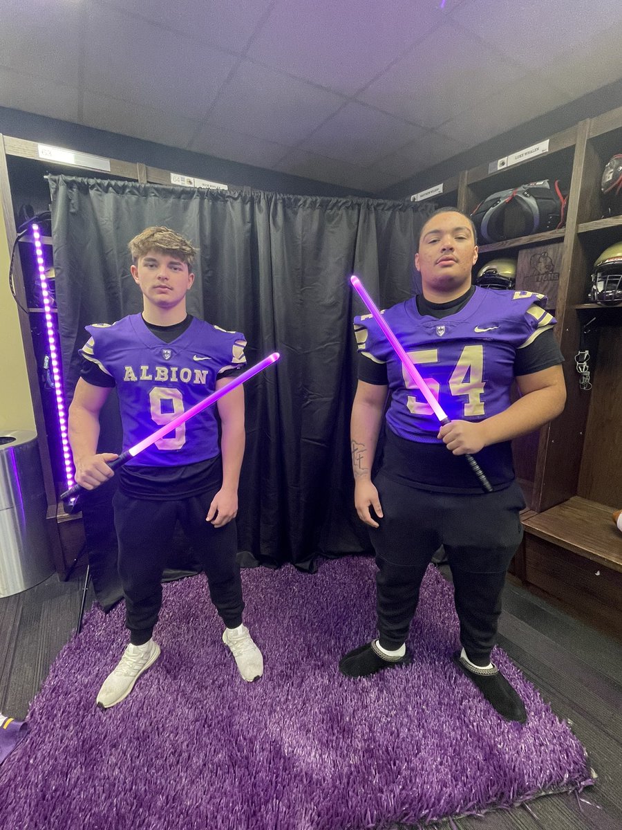 Big thanks to <a href="/AlbionFootball/">Albion Football</a> <a href="/Rundle_Albion/">Travis Rundle</a> for the great campus visit today. Great environment and sweet campus!