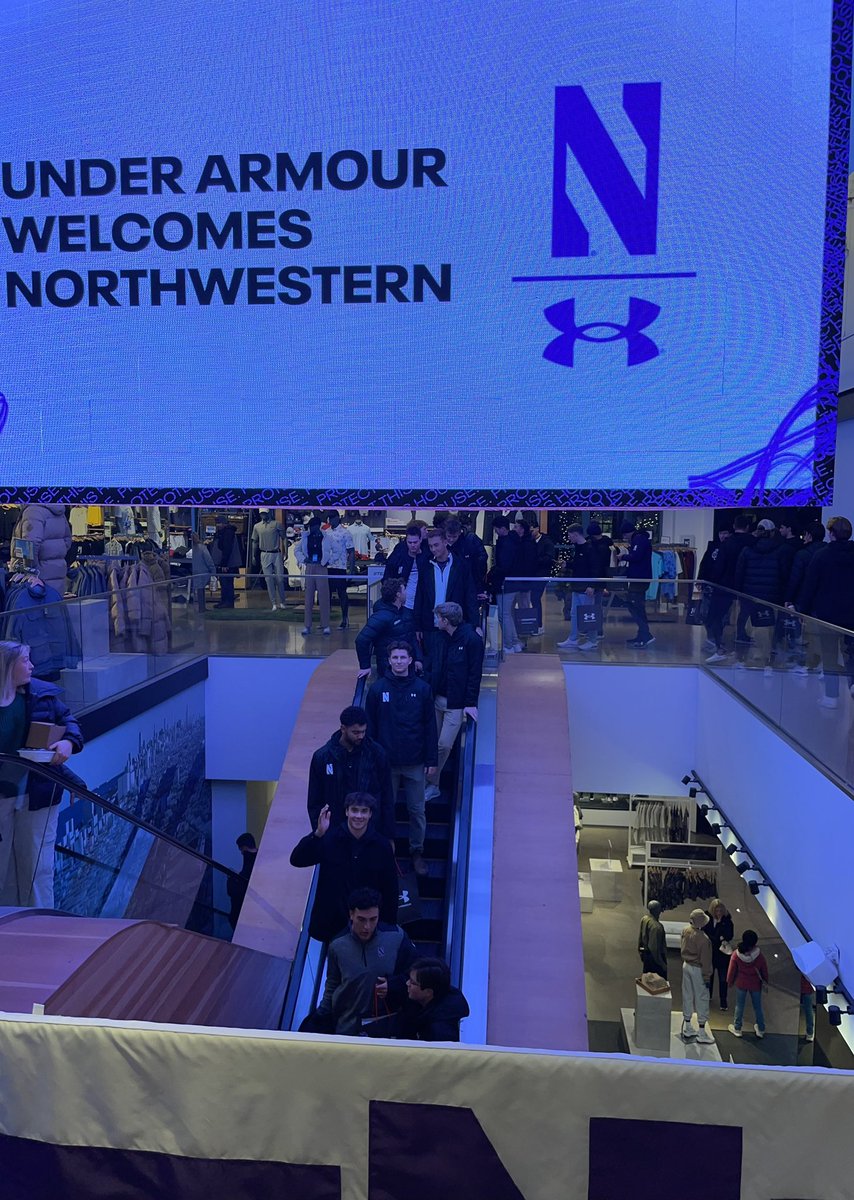 Huge thanks to Under Armour for giving our team an unforgettable experience! Opportunities like this are just one way Northwestern Baseball keeps players connected with world-class brands and experiences. #GoCats