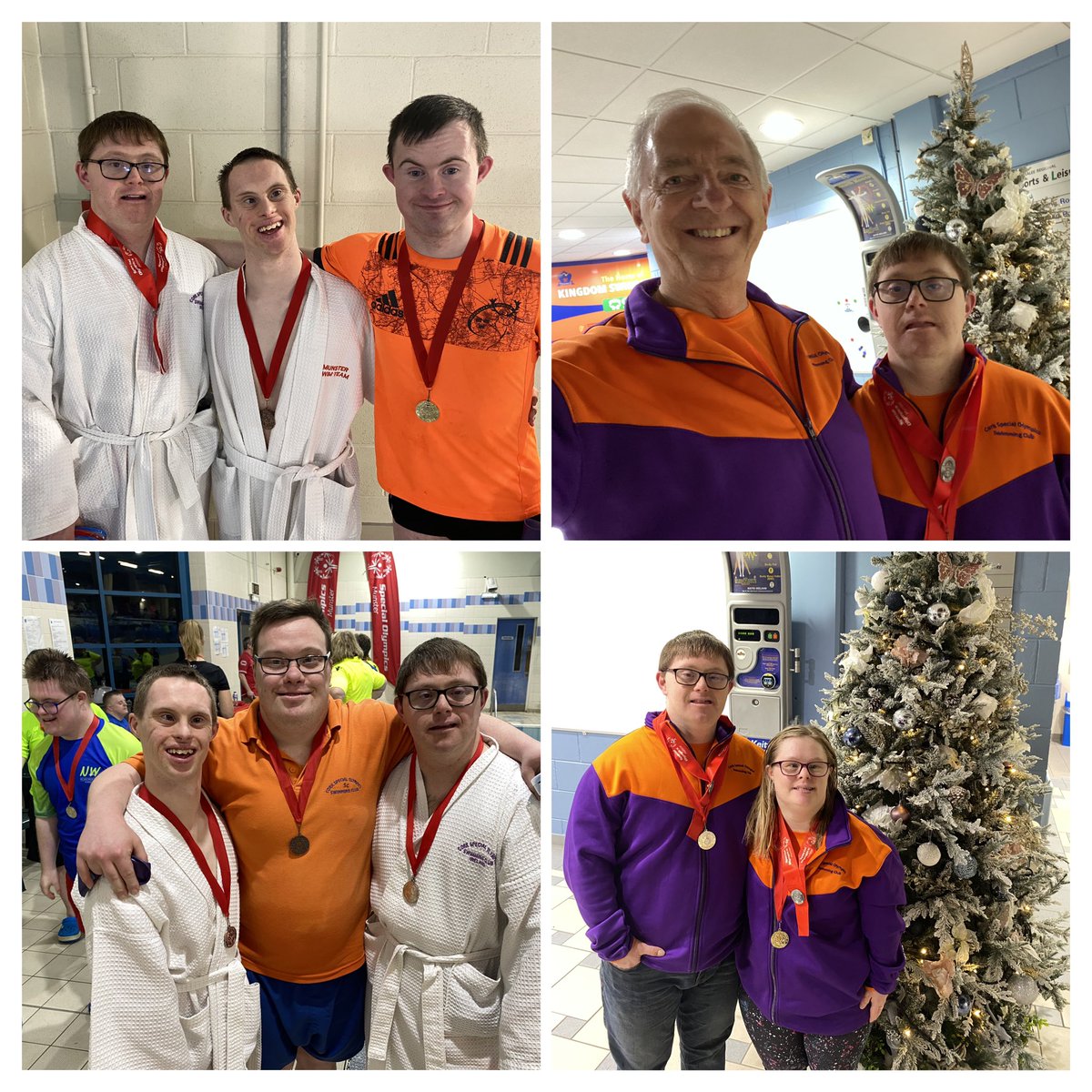 DanJCB001's tweet photo. A fabulous day had by @davidahorgan and his fellow Athletes at @csosc1990 in today’s Munster Special Olympics Swimming competitions in Tralee. Thanks a million to our wonderful Coaches, our Volunteers and all at @SO_Munster 👏👊🏊‍♂️🏊‍♀️🔥🟠🟣 🎉 #SpecialOlympics @SOIreland #CSOSC https://t.co/V7HtcF6wfg