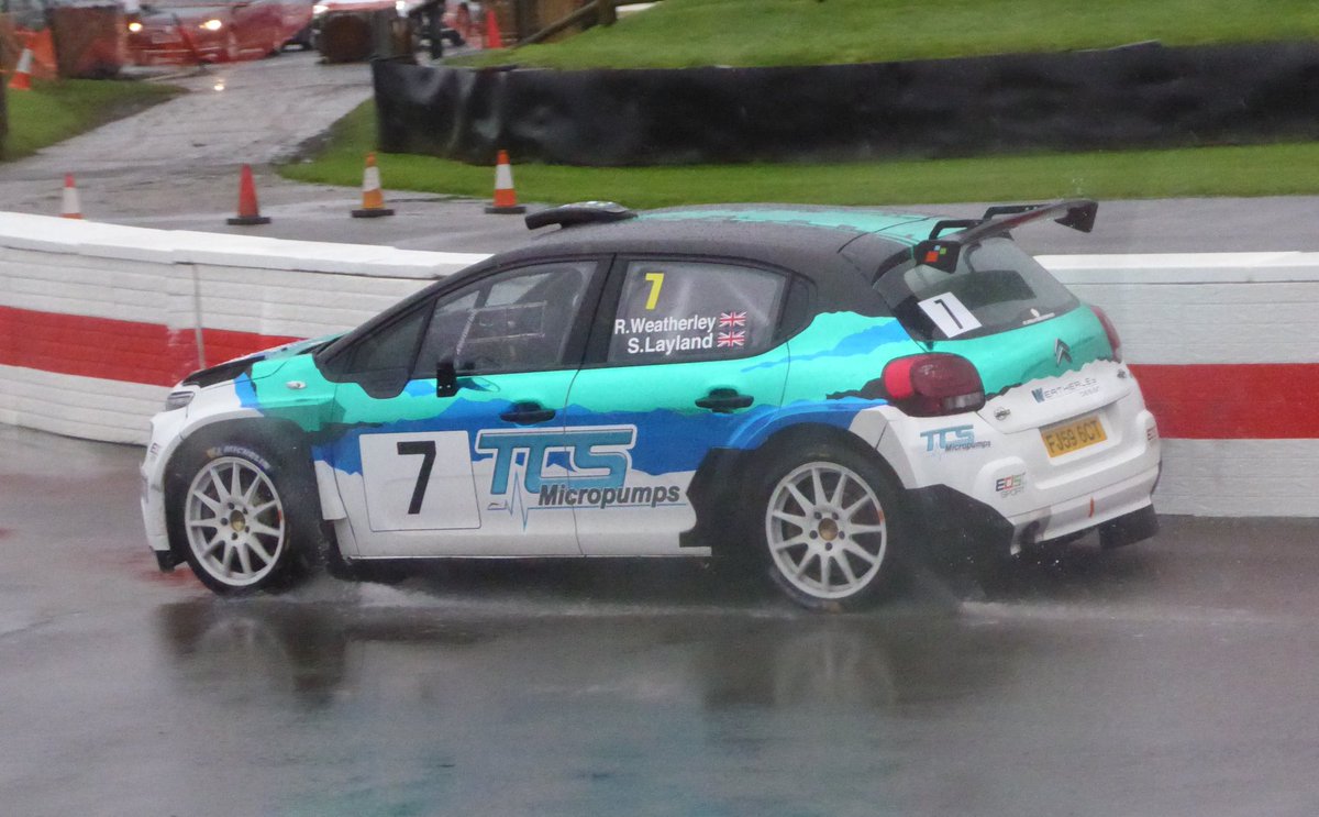 Today's top 3 finishers at <a href="/SouthDownsRally/">South Downs Stages</a> although everyone involved including marshals and officials should be on the podium too for getting through such a challenging weather day