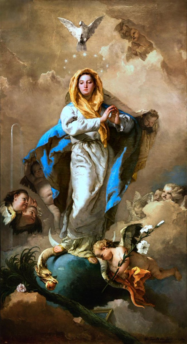 Dios, que por la Concepción Inmaculada de la Virgen María preparaste a tu Hijo una digna morada, y en previsión de la muerte de tu Hijo la preservaste de todo pecado, concédenos, por su intercesión, llegar a ti limpios de todas nuestras culpas. Por nuestro Señor Jesucristo. Amén