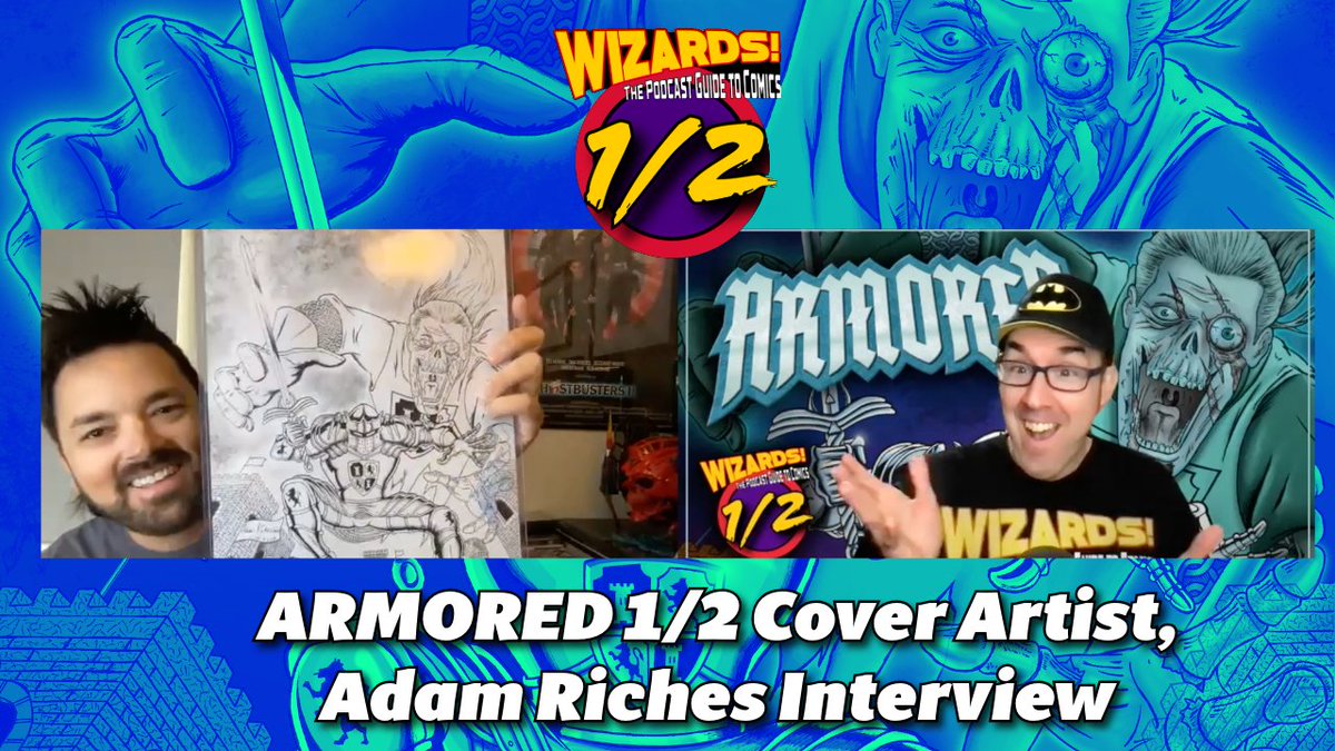 NEW VIDEO! Check out this interview with ARMORED 1/2 cover artist, <a href="/AdamRichesArt/">Adam Riches</a>  and get the details of the passion involved in creating this essential piece of our current Kickstarter campaign here youtu.be/QLXg5m-8ZOY