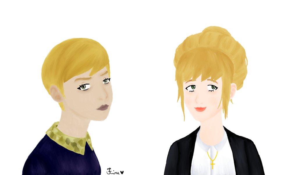 Firiswoof's tweet photo. Victoria Chase and Kate Marsh from Life is Strange- because i'm obsessed with this game franchise... 🦋 https://t.co/Hk2zDndX5t