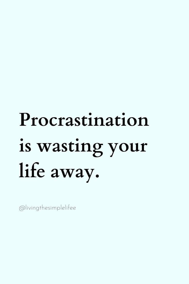 FatimaAli322687's tweet photo. #Procrastination: where minutes become hours, hours become days, and days become regrets." https://t.co/b5WrJCMPZV