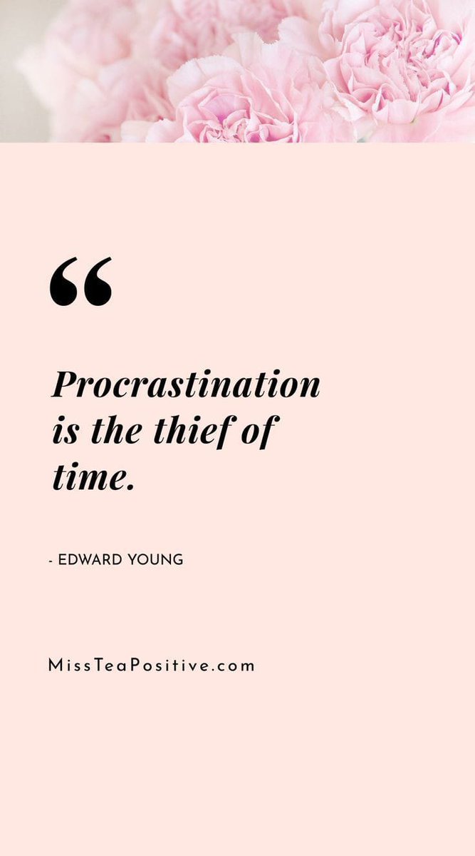 FatimaAli322687's tweet photo. #Procrastination is a thief, stealing time, potential, and progress. Don't let it rob you of your goals. https://t.co/3oVk0w7uAW