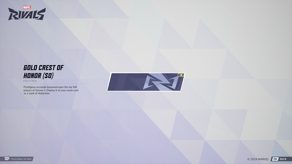 The competitive mode for the S0 Dooms’ Rise is now live, and it's your time to shine! Players who reach level 10 can join the challenge.

🏅 Achieve Gold rank to earn the Moon Knight's New Costume - Golden Moonlight
🏆 Achieve Grand Master rank to receive the Sliver Crest of