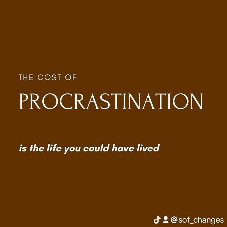 FatimaAli322687's tweet photo. #important message for those who had procrastinate https://t.co/oS0eL6hv8e