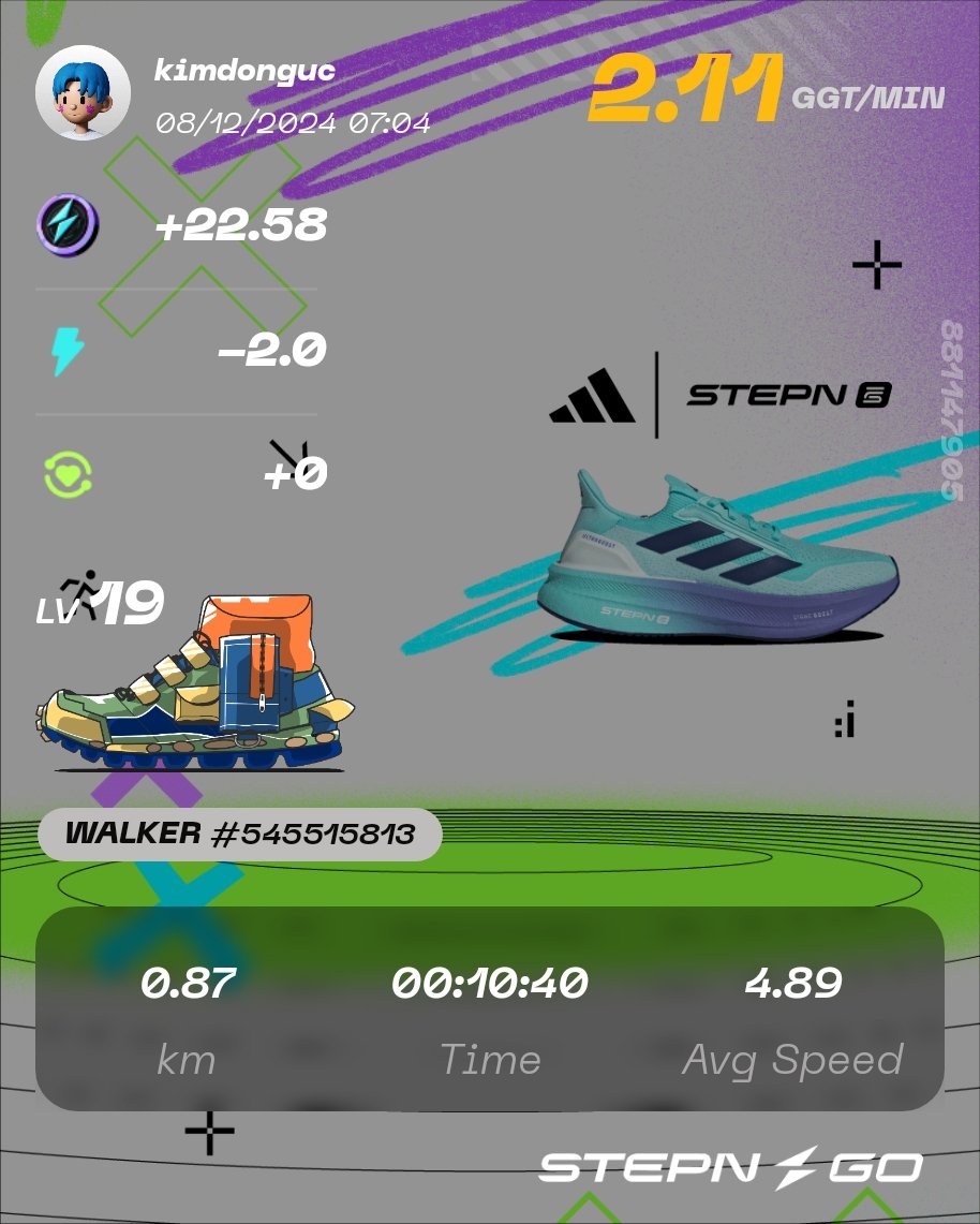 Here's my participation to #STEPNGOxadidas physical Ultraboost 5 Contest! Check <a href="/Stepnofficial/">STEPN GO</a> for more details!