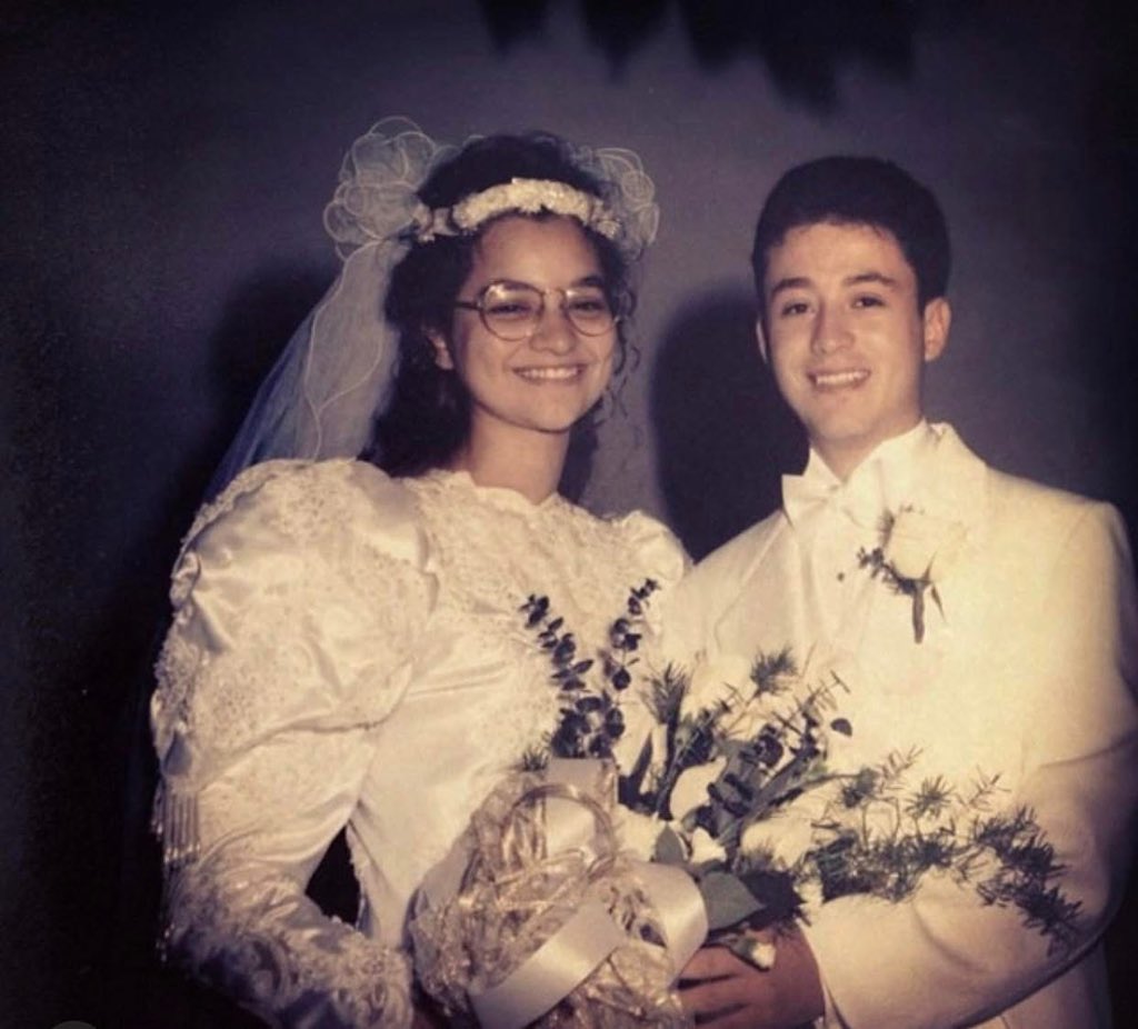 SamMendizabal's tweet photo. Today we celebrate 28 years of marriage to Maribel 28 years of joy, trials, and challenges but always hand in hand with God. God blessed me with my perfect help meet. Happy anniversary baby! I love you. 

#teamSamuel #teamsamuel #teamsamuel 🤣 https://t.co/8vuvNhk9WN