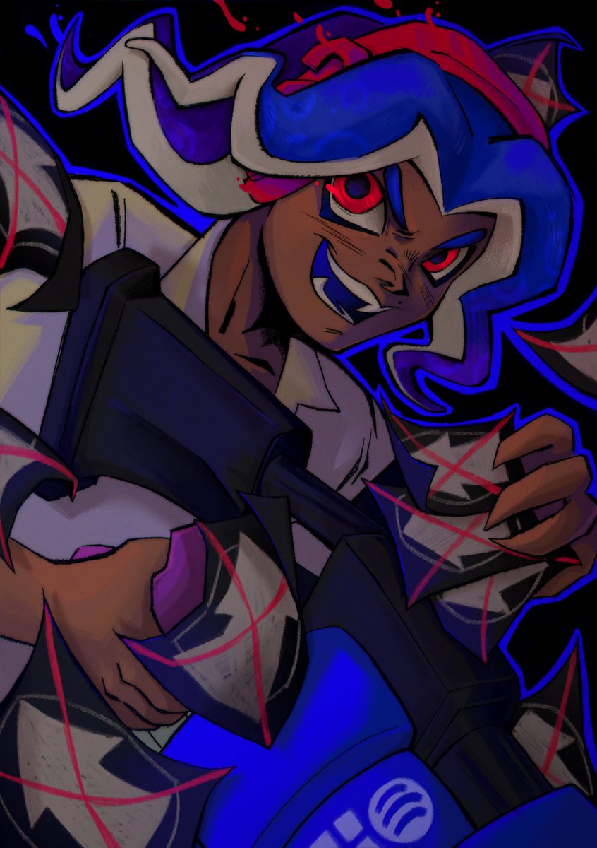 my full piece for <a href="/CoroToonZine/">CoroToonz Zine</a> !! #splatoon #coroika