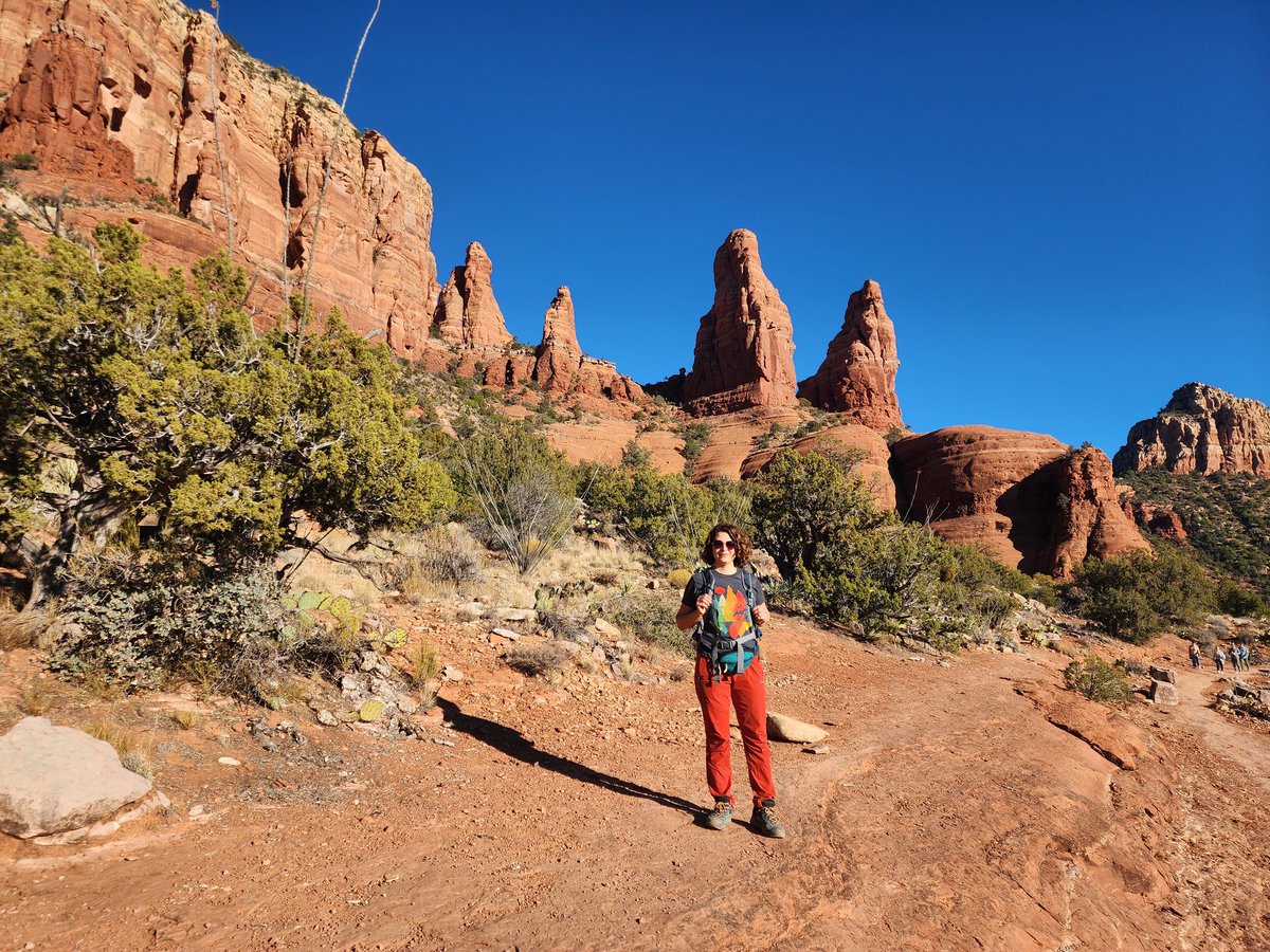 anahitabassir's tweet photo. A  pre #acnp2024 #hike in #Sedona. I hiked #cathedralrock, #littlehorse, and #chapeltrail. I had underestimated #arizona sun! But the trails were wonderful! 
@ACNPorg 
@YaleABNLab https://t.co/xzkedLappk