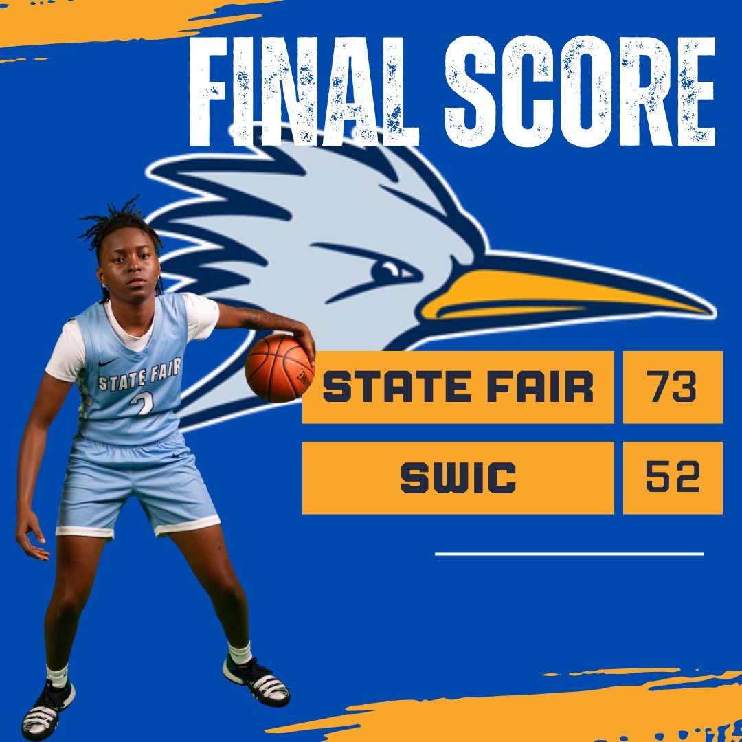 State Fair Women’s Basketball (@statefairwbb) on Twitter photo ROADRUNNERS WIN!!! ROADRUNNERS WIN!!!