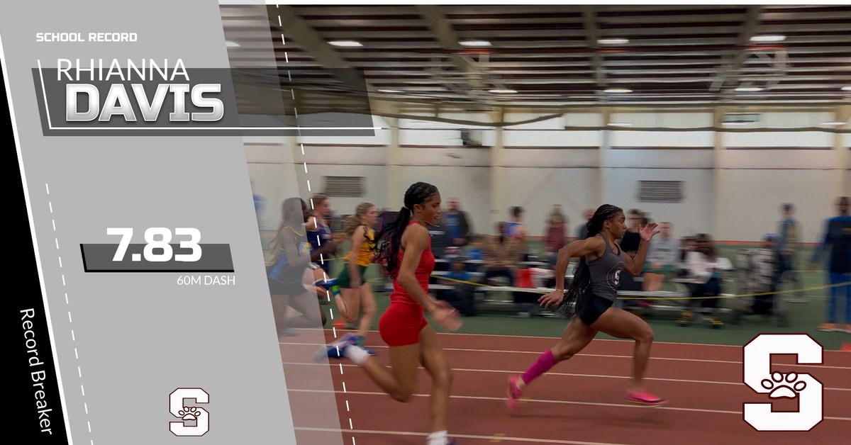 Congratulations to Rhianna for running a PR and breaking her own school record in the 60m dash, she also broke the Defiance HS kick off meet record! She had another 1st place finish in the 200m dash running 26.3! Great way to open the season.