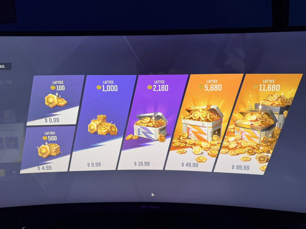 spaceraid98's tweet photo. Marvel Rivals Micro-transactions https://t.co/id8ENhbmVs