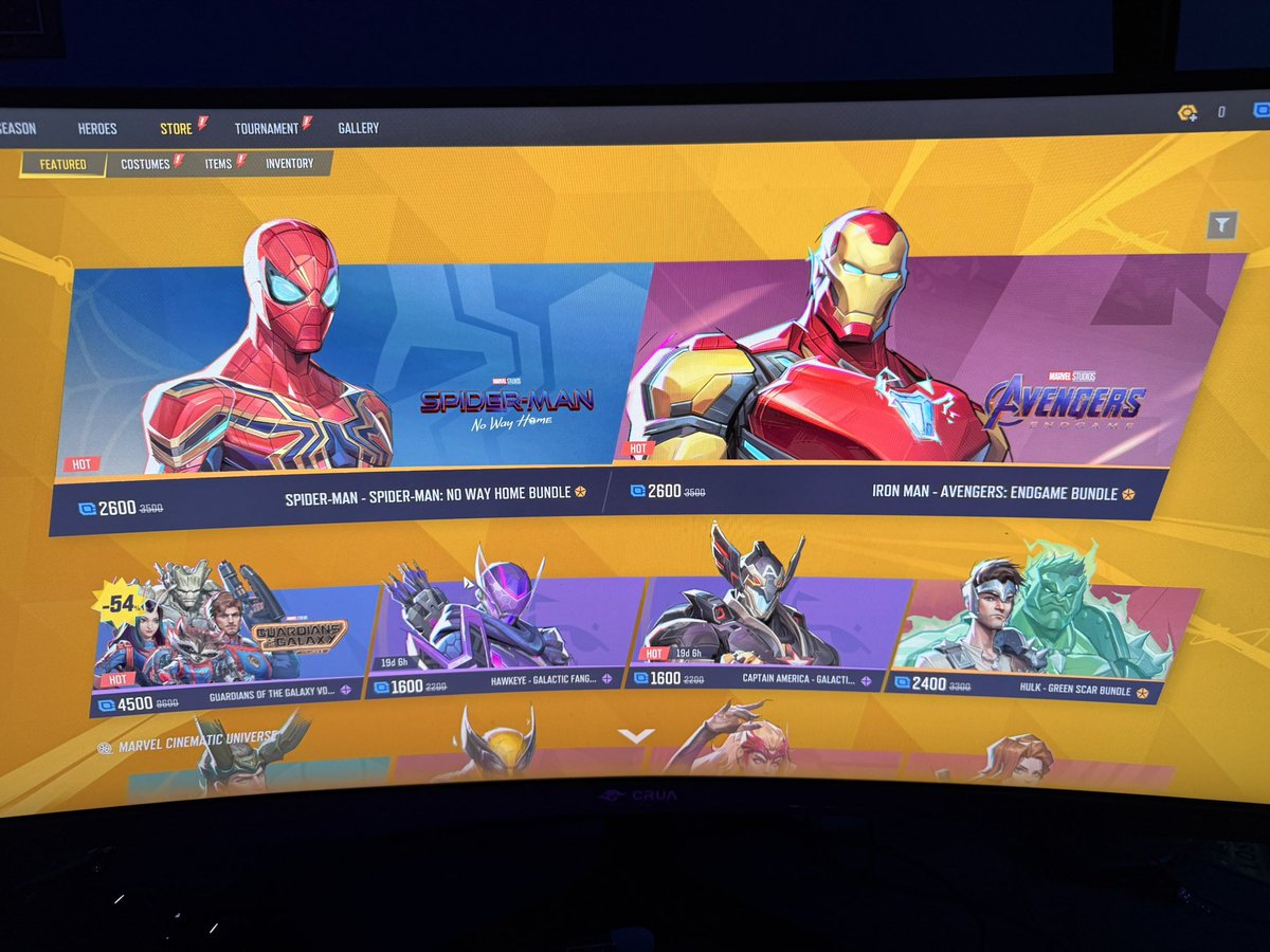spaceraid98's tweet photo. Marvel Rivals Micro-transactions https://t.co/id8ENhbmVs