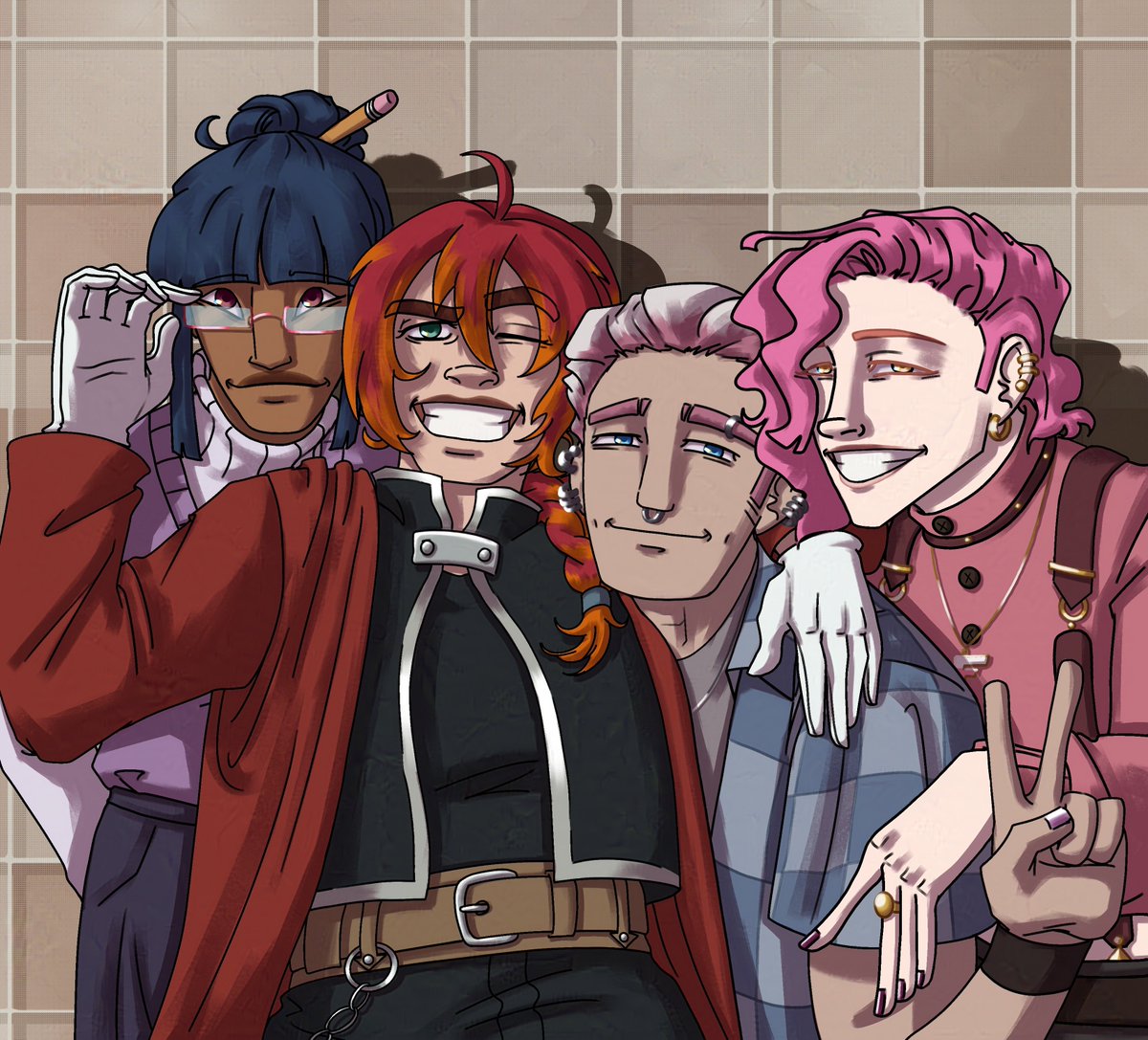 theakermanhs's tweet photo. La ilustración mamalona de Los Funtime, el grupo de amigos más conocido en la Akerman High School

#FNAFHS #FHS #FNAFHSREMAKE #FHSRE #digitalart #fhsrb #tahs #theakermanhs #abby #lily #fede #Felix https://t.co/xKJK9xxjFS