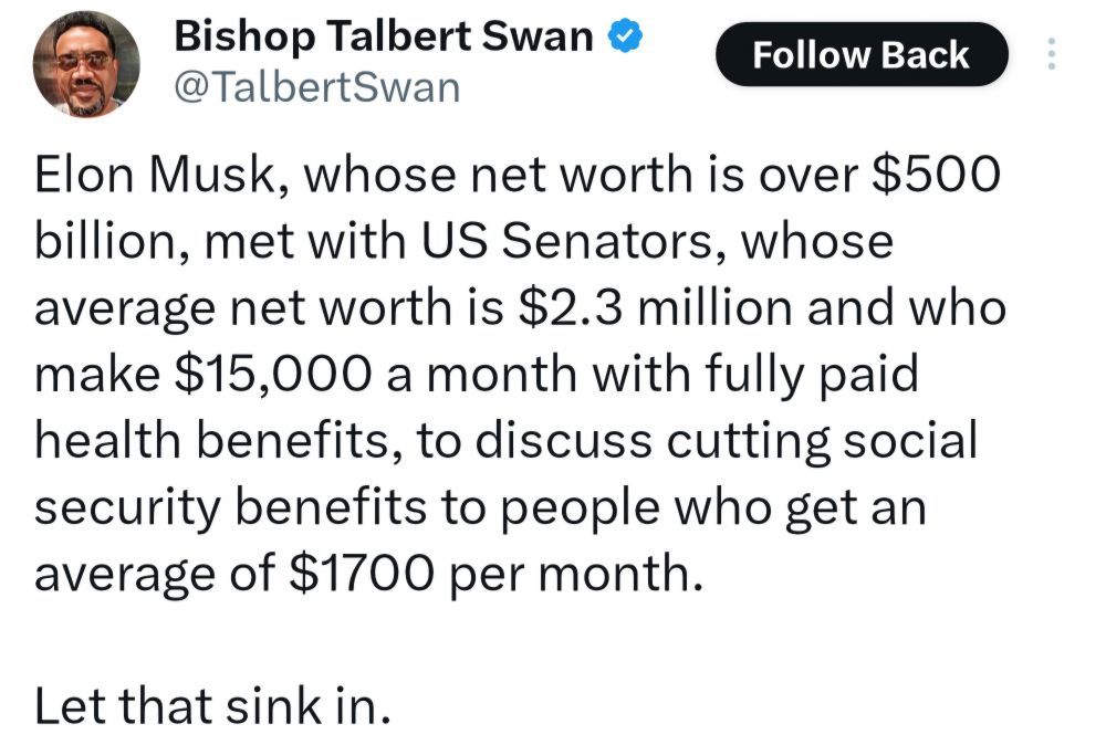 BladeoftheS's tweet photo. Elon Musk who hasn't been elected by anyone. https://t.co/jkGlwKLVeM