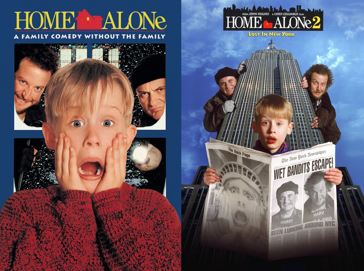 [M] Big debate at the Roller household tonight.

Which is better: Home Alone or Home Alone 2: Lost in New York?