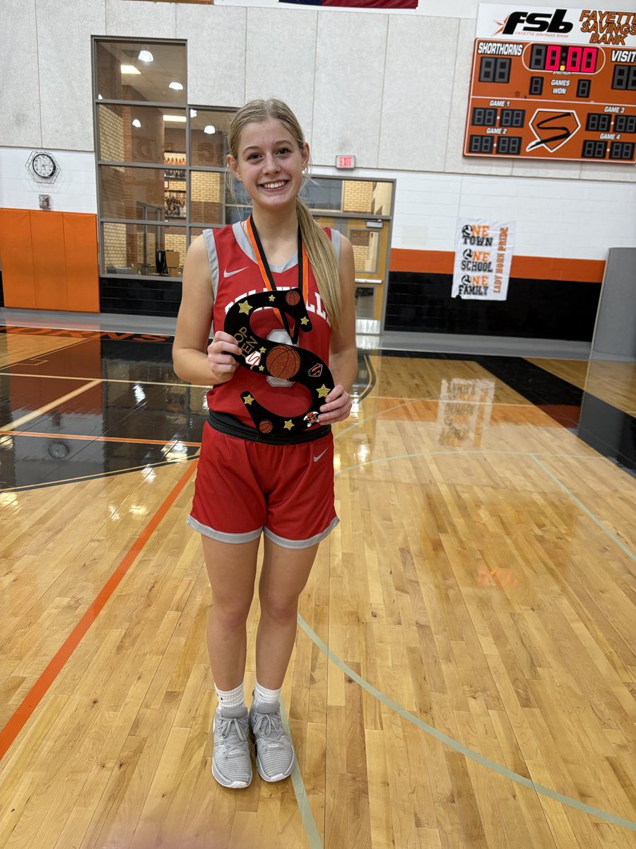 Congratulations to Bellville girls basketball player Maggie Davoody who made the all tournament team this weekend at the Schulenburg tournament
