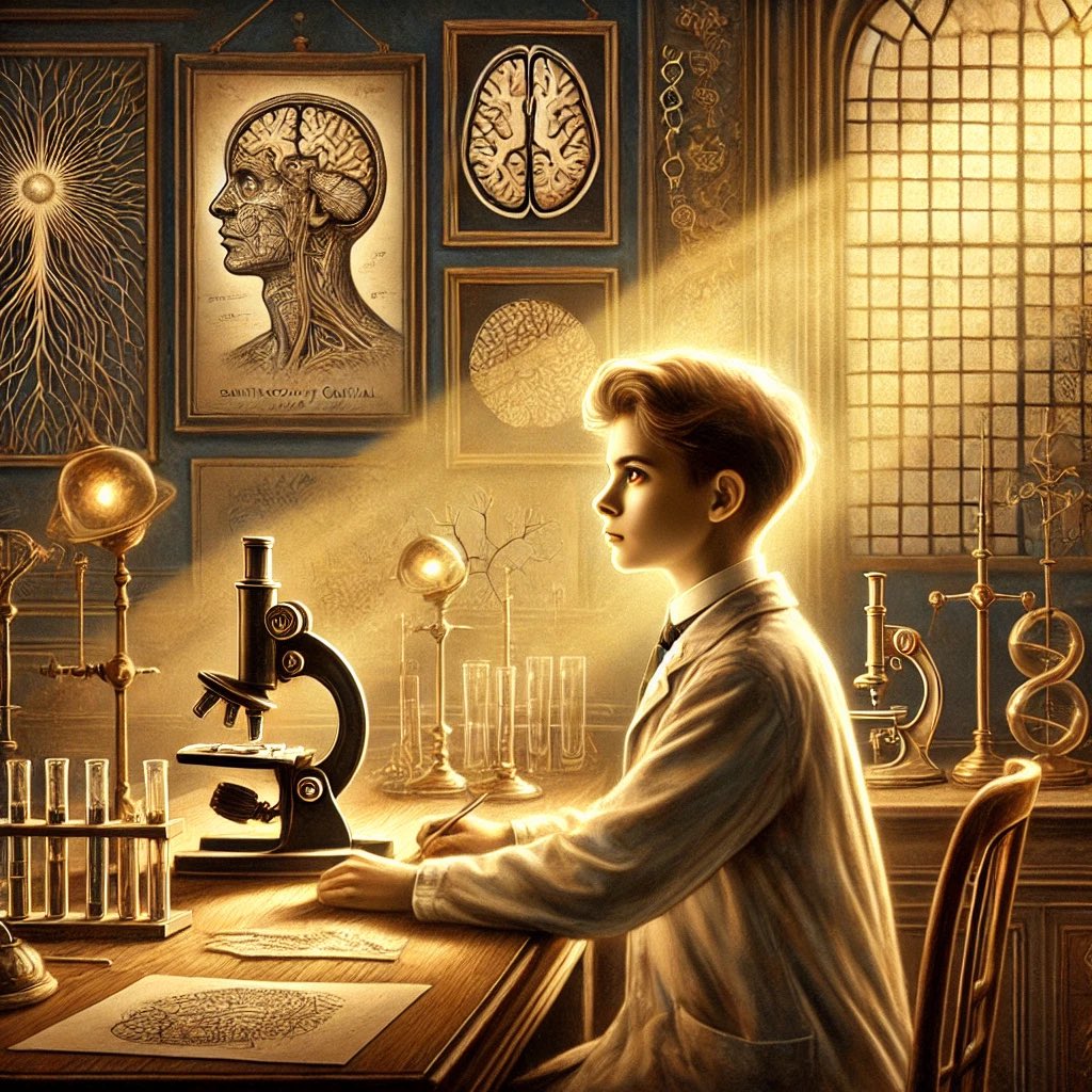 freemanwd's tweet photo. Wisdom from Ramon Cajal: For December 7th, let us draw inspiration from Cajal’s reflections on perseverance and self-belief in the face of adversity. In his “Advice for a Young Investigator,” he wrote:

“Deficiencies of innate ability may be compensated for through persistent hard work and concentration. One might say that work substitutes for talent or, better yet, that it creates talent.” 

This advice encourages us to embrace challenges with determination. Whether or not we feel naturally gifted, diligence and focus can transform our potential. Cajal reminds us that effort and learning are within everyone’s grasp and can lead to meaningful contributions in any field of inquiry.

https://t.co/exujay7jBm