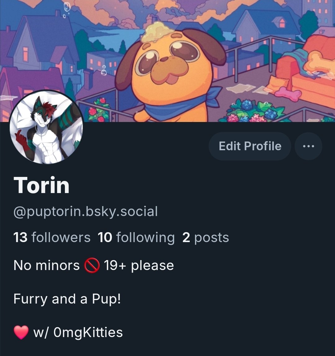 Follow me on the other app. I'm actually trying to be kind of active there. Will bark at you too